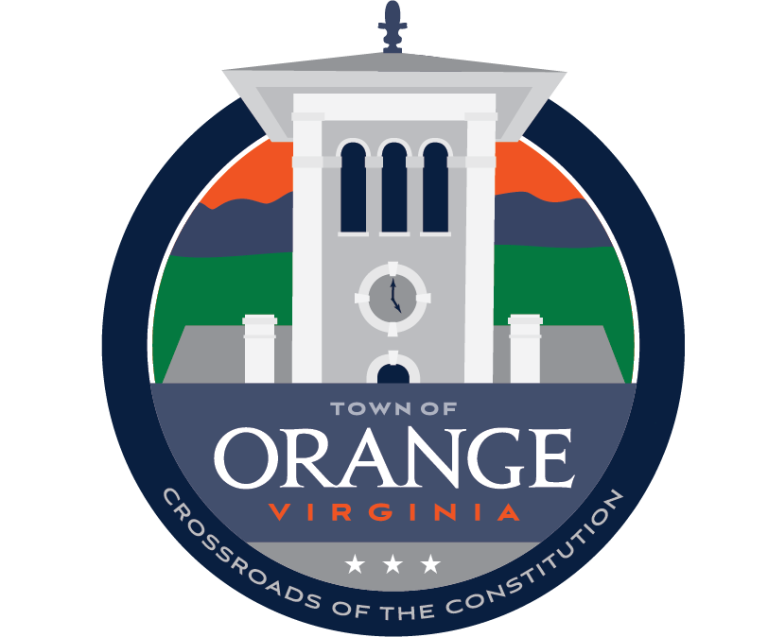 Town of Orange Logo, Text Outlines